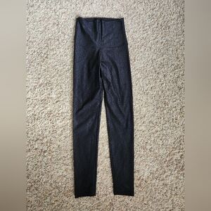 Emily Hsu black reptile legging